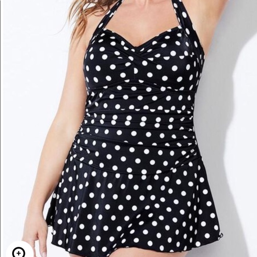 Halter Ruffle Swimdress